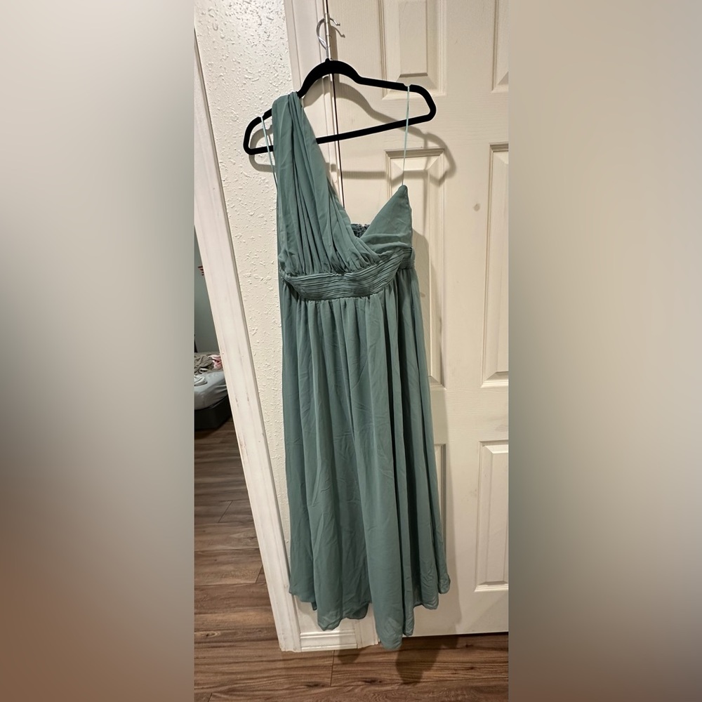 Birdy Grey Gracie Convertible Bridesmaid Dress Sea Glass L